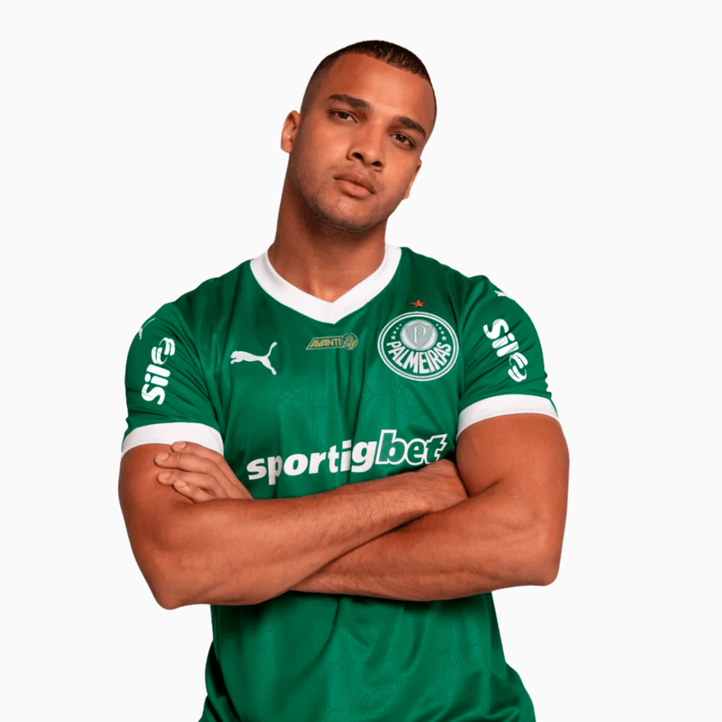 Camisa Puma Palmeiras 2025/26 I Com Patrocínio