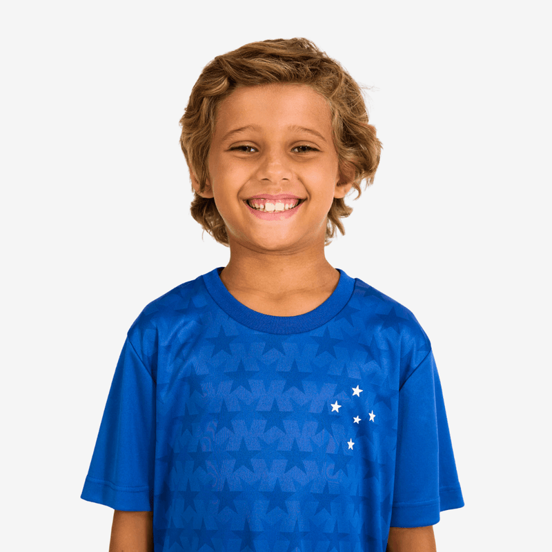 Kit Cruzeiro Mini Craque Infantil Azul e Branco