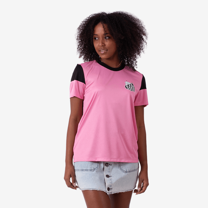 Camisa Casual Santos Rosa - Feminina