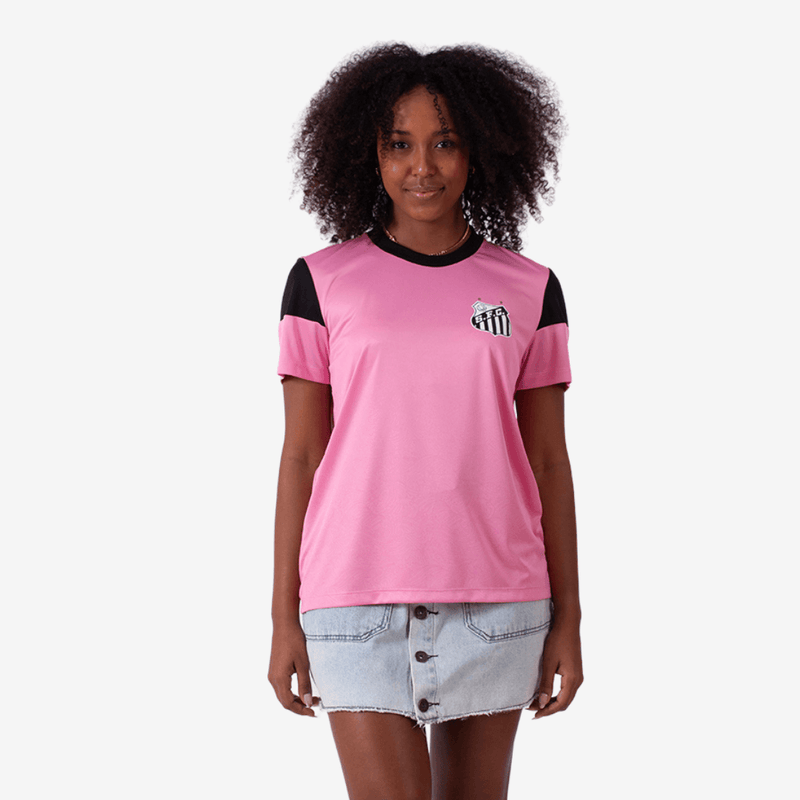 Camisa Casual Santos Rosa - Feminina