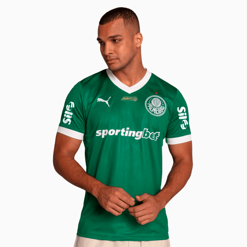 Camisa Puma Palmeiras 2025/26 I Com Patrocínio