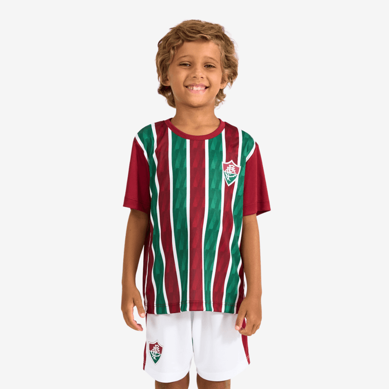 Kit Fluminense Mini Craque Infantil Verde e Grená
