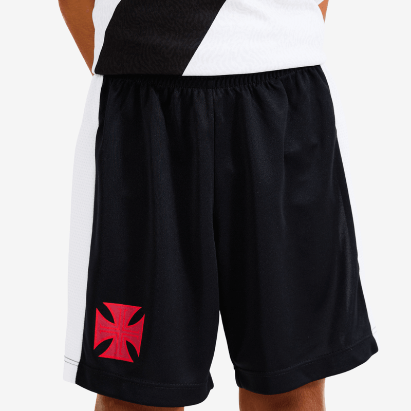 Kit Vasco Mini Craque Infantil Branco e Preto
