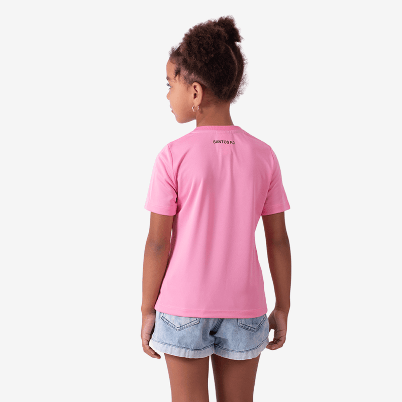 Camisa Casual Santos Rosa - Infantil