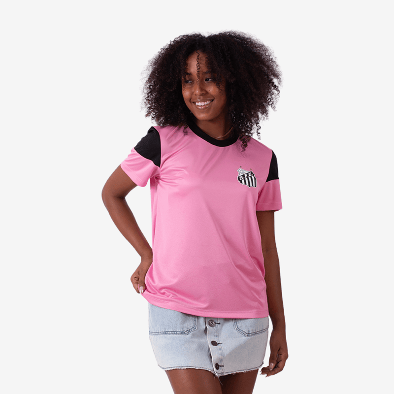 Camisa Casual Santos Rosa - Feminina