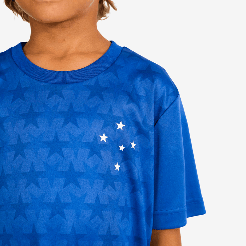 Kit Cruzeiro Mini Craque Infantil Azul e Branco