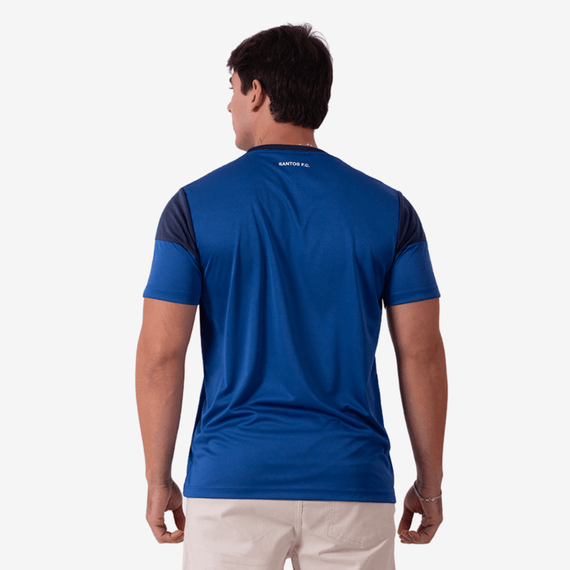 Camisa Casual Santos Maré Azul Masculina