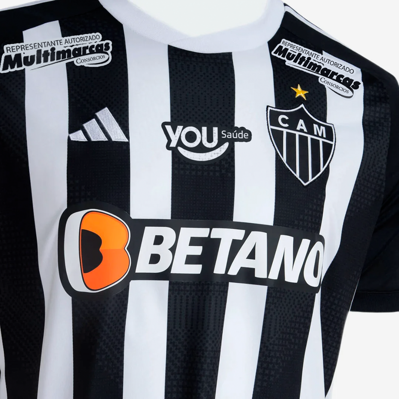 Camisa adidas Atlético Mineiro 2024/25 I Com Patrocínio