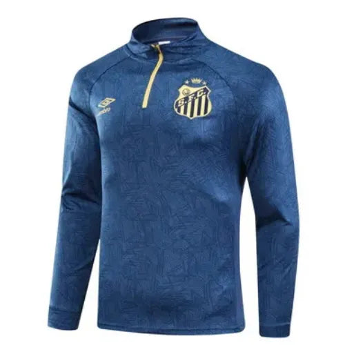 Conjunto Agasalho Treino Santos 24/25 - Azul Marinho