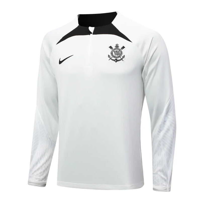 Conjunto Agasalho Treino Corinthians 24/25 - Branco